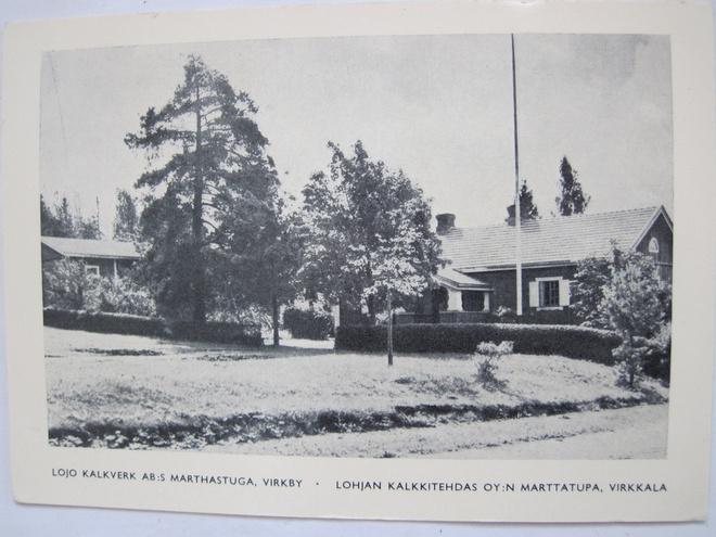 VANHA Postikortti Lohja Virkkala n. 1940-l
