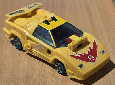 Transformers G1 FLAME (Motovators) 1991