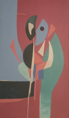 Woo Hoo (akryylimaalaus kankaalle 90 cm x 50 cm)