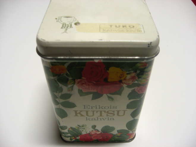 Vanha TUKO kahvipurkki