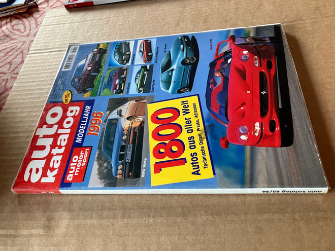 AUTO MOTORSPORT AUTO KATALOG 1996 HYVÄ