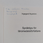 Ingegerd Nyström : Språktips för läromedelsförfattare (si... - pikkukuva 3