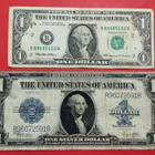 USA 1 Dollar 1923 BIG ja 1 Dollar Normal. (KD15) - pikkukuva 1