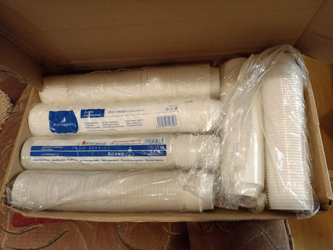 Dippikuppi 75ml 300 kpl.kertakäyttö maistiaislautanen. Poste