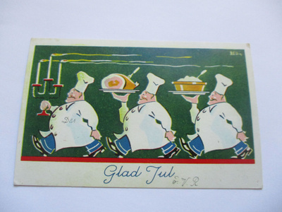Uttuslien Glad Jul fältpost Ekenäs - 1941