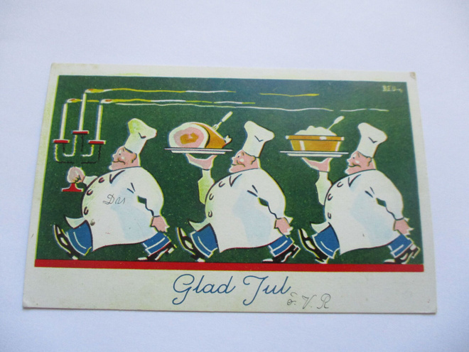 Uttuslien Glad Jul fältpost Ekenäs - 1941