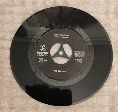 The Beatles Lady Madonna 7"Single suomipainos