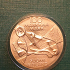 Suomi    100 mk .  ATENEUM ,  -v  1999.  Kl  UNC - pikkukuva 1