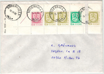 1978 AV 9 vihkolehti 1858-06-1982 ym kirjeellä