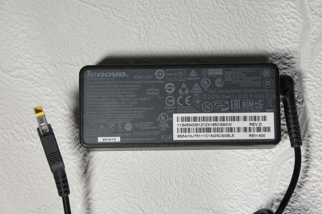 Lenovon alkup. virtalähde 20V 2,25A 65W kelt. "usb" liitin
