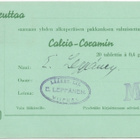 Viipuri 1938 kortti E. Leppänen -leima + mainos - pikkukuva 2