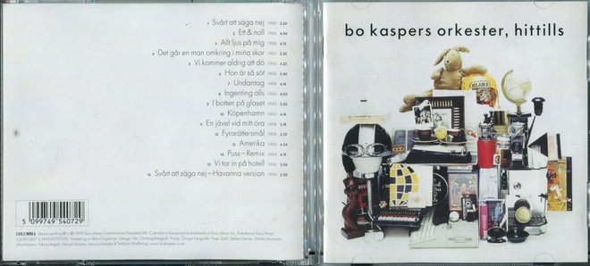 BO KASPERS ORKESTER . CD-LEVY . HITTILLS