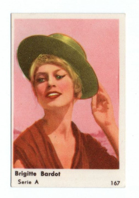 Purkkakuva Serie A n:o 167 BRIGITTE BARDOT.