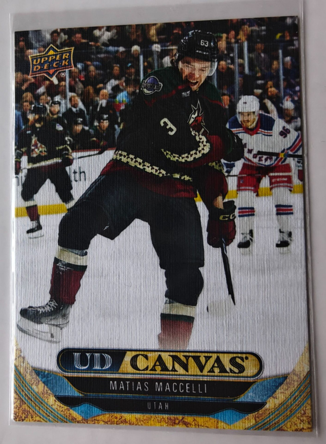 Matias Maccelli 2024-25 UD Series 2 UD Canvas