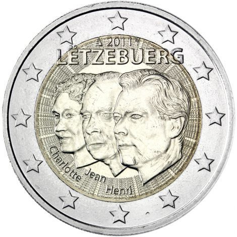 Luxemburg 2011 2 € Henri & Jean UNC