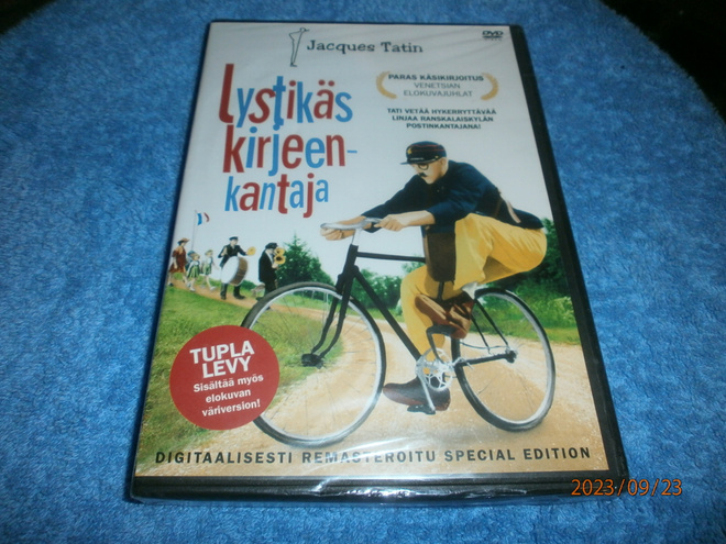 LYSTIKÄS KIRJEENKANTAJA  uusi  DVD