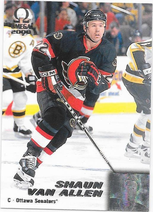 1999-00 Pacific Omega #164 Shaun Van Allen Ottawa Senators