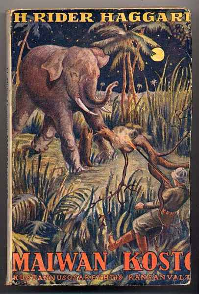 Haggard, H. Rider: Maiwan kosto (1.p.,nid., 1925)