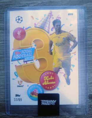 Xabi Alonso numeroitu 37/99