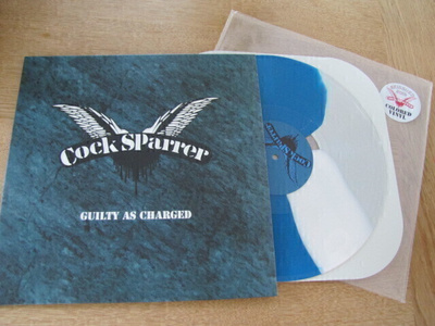 Cock Sparrer Guilty as charged lp kolmivärinen 2019 ltd 400
