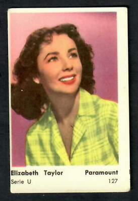 Keräilykuva - Elizabeth Taylor Serie U 127 Paramount