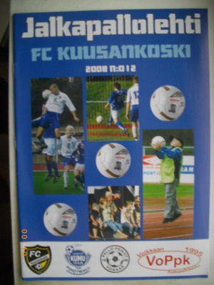 Jalkapallolehti FC Kuusankoski Nro 12/2008