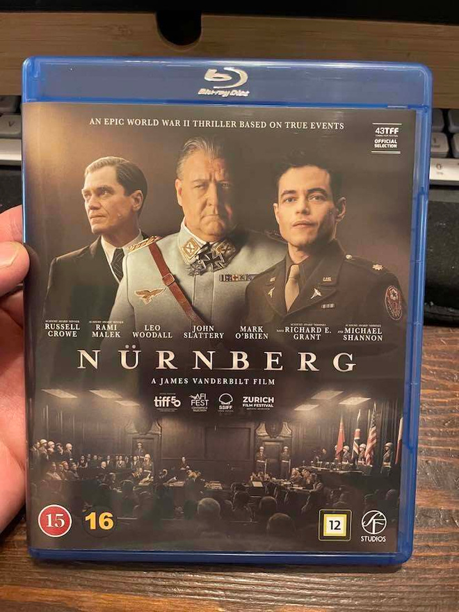 Nürnberg (bluray, nordic, 2025, Russell Crowe, Rami Malek)