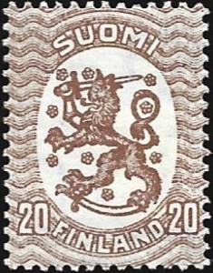 1925 M-17 Saarinen 20 p ruskea HR ** LaPe 112 A W 1