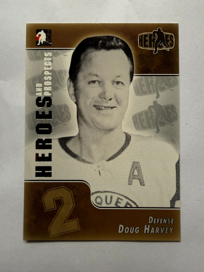 2004-05 ITG Heroes and Prospects #167 Doug Harvey