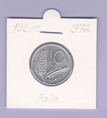 Italia 10 Lire v.1972 KM#93