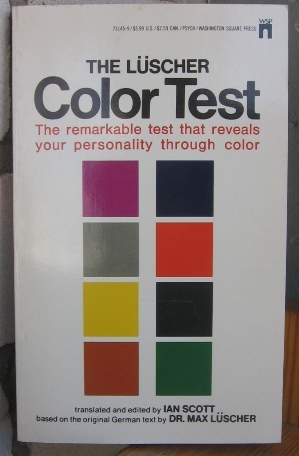 Max Lüscher: The Lüscher Color Test. 224 s.