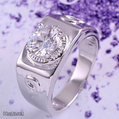 12 .. 14K Valkokulta Duble White Sapphire .. Sormus