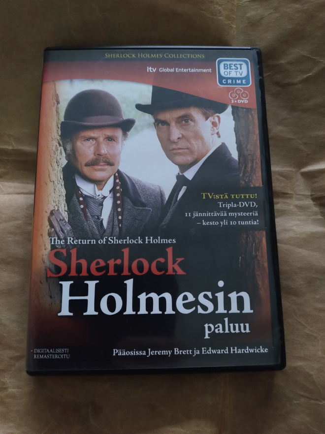 Sherlock Holmesin Paluu (DVD) (3 levyä)