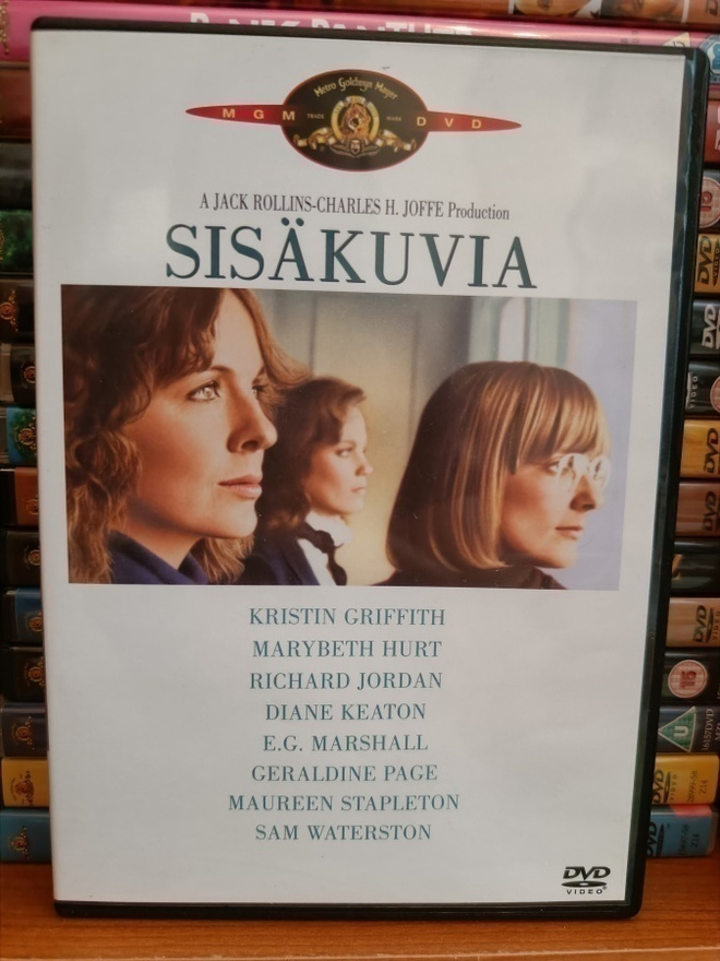 Sisäkuvia - Interiors (1978) DVD Suomijulkaisu