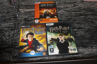 Harry Potter pc pelit 3kpl