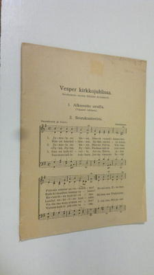 Heikki Klemetti : Vesper kirkkojuhlissa