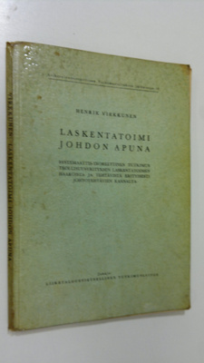 Henrik Virkkunen : Laskentatoimi johdon apuna : systemaat...