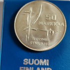 50 markkaa 1982 Jääkiekon MM-kilpailut juhlaraha, hopea - pikkukuva 3