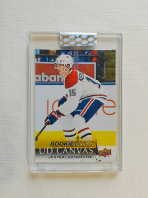 Jesperi Kotkaniemi - 18-19 UD Rookie Debut Clear-Cut Canvas
