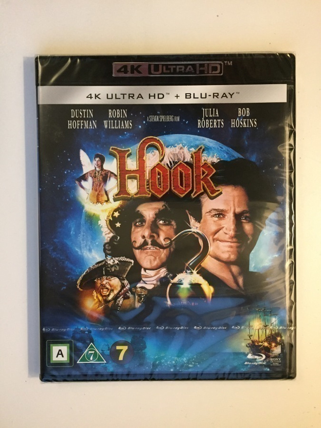 Hook - Kapteeni Koukku (4K Ultra HD + Blu-ray) 1991 (UUSI)