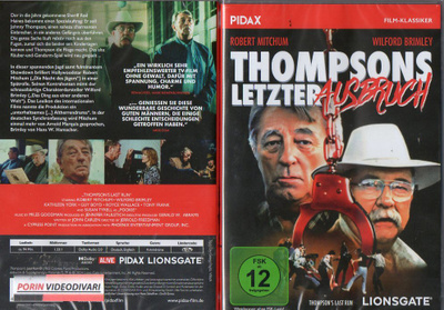thompson´s last run (45 061) UUSI -DE- DVD robert mitchum