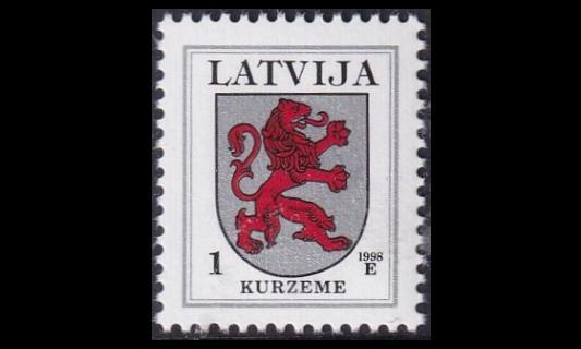 Latvia 371A_IV ** Käyttösarja vaakuna 1 S -98 (1994)