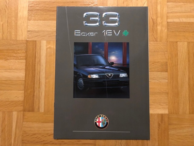 Esite Alfa Romeo 33 Boxer 16V vuodelta 1990