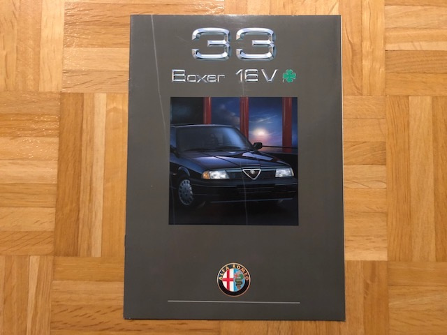 Esite Alfa Romeo 33 Boxer 16V vuodelta 1990