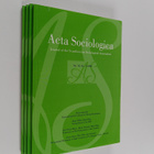 Acta Sosiologica - vol. 42 No. 1-4/1999 : journal of the ... - pikkukuva 1