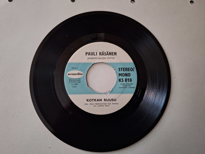 PAULI RÄSÄNEN - KOTKAN RUUSU 7 " Single