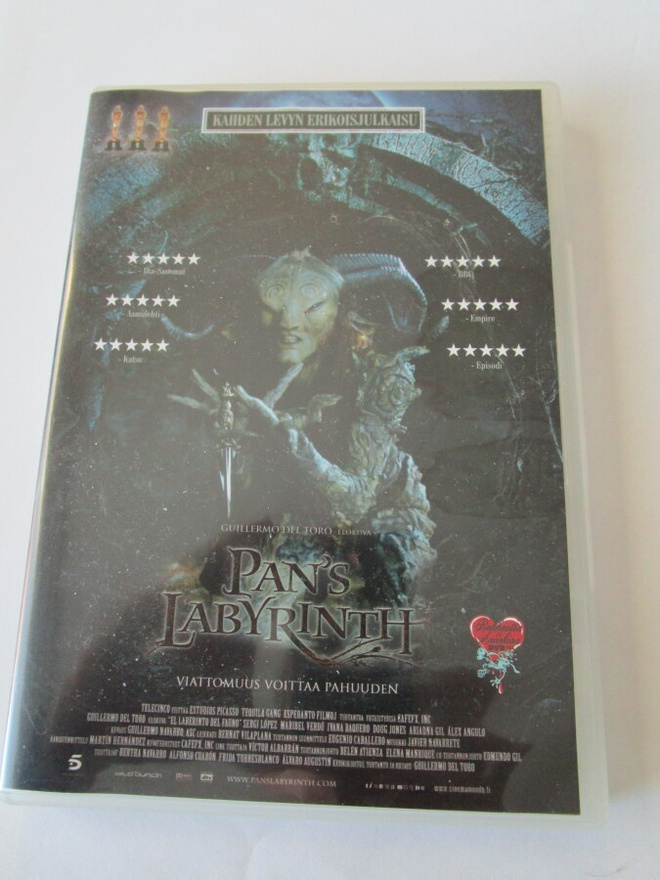 Pan's Labyrinth, kahden levyn erikoisjulkaisu, DVD