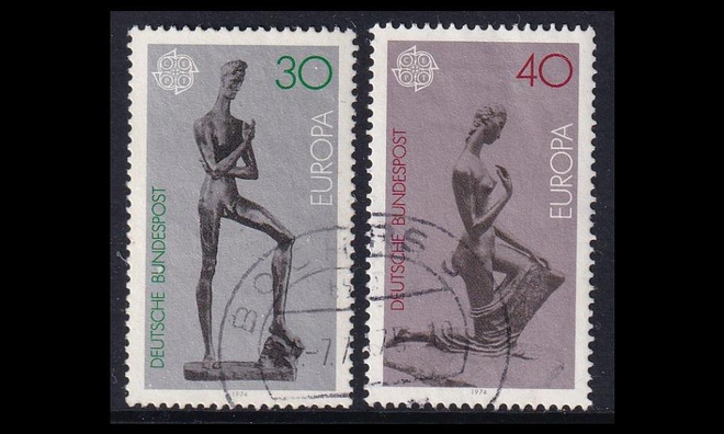 Saksa 804-5 o Europa veistoksia (1974)