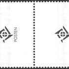 Ål 1996 Eurooppa merkit 2,80 mk välilöpari logo ** LaPe 113 - pikkukuva 2