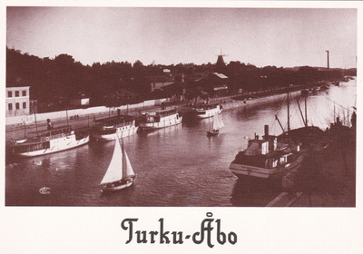 LAIVAKORTTI - HÖYRYLAIVOJA AURAJOELLA